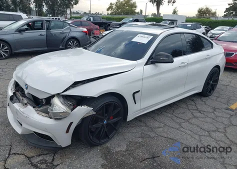 2015 BMW 435I Gran Coupe из США, поврежденный, VIN WBA4B1C55FD955562